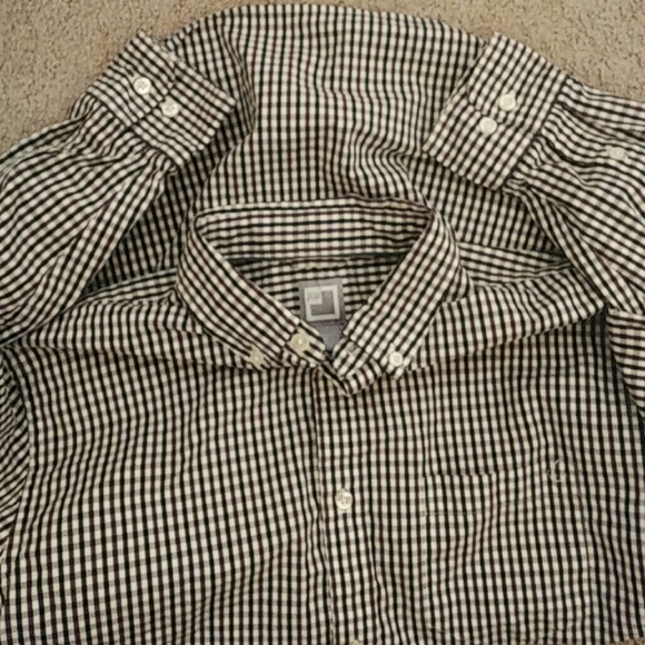 "JCP" Plaid Button Down - Picture 3 of 4